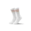Sport- und Freizeitsocken Apricot/Weiß – Individuell bedruckbar mit eigenem Design Größe 37-41